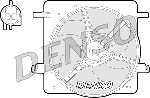 Denso DER10008 - Ventola, Raffreddamento motore www.autoricambit.com