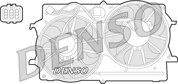 Denso DER10007 - Ventola, Raffreddamento motore www.autoricambit.com