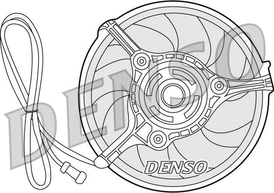 Denso DER32008 - Ventola, Raffreddamento motore www.autoricambit.com