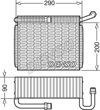 Denso DEV01005 - Evaporatore, Climatizzatore www.autoricambit.com