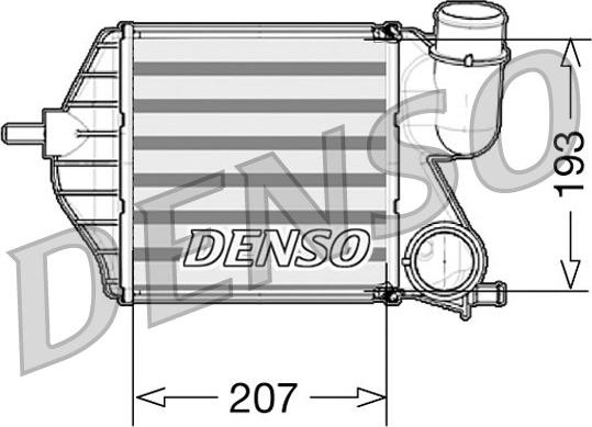 Denso DIT09102 - Intercooler www.autoricambit.com