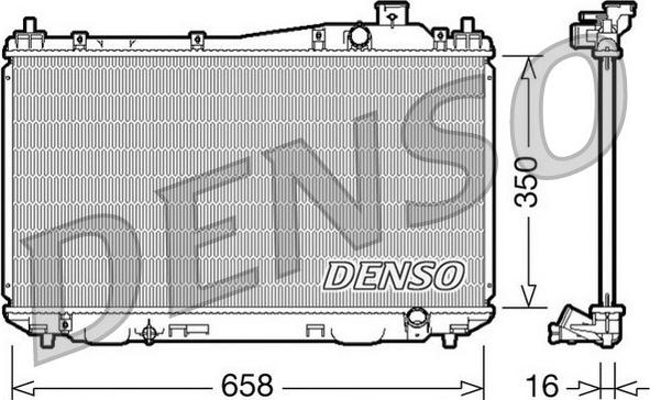 Denso DRM40009 - Radiatore, Raffreddamento motore www.autoricambit.com