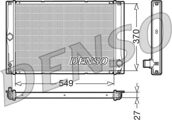 Denso DRM50023 - Radiatore, Raffreddamento motore www.autoricambit.com