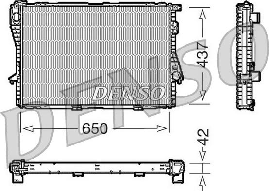 Denso DRM05068 - Radiatore, Raffreddamento motore www.autoricambit.com