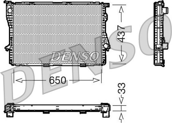 Denso DRM05067 - Radiatore, Raffreddamento motore www.autoricambit.com