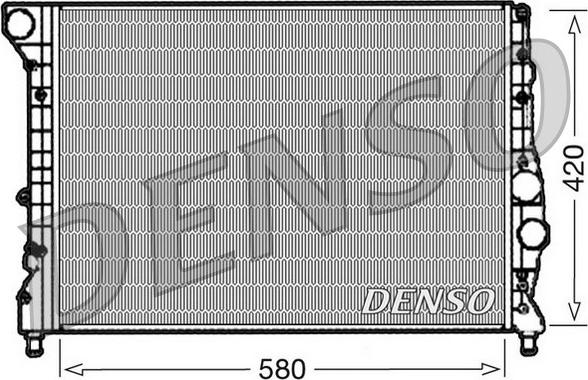 Denso DRM01001 - Radiatore, Raffreddamento motore www.autoricambit.com