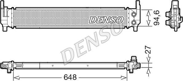 Denso DRM02042 - Radiatore, Raffreddamento motore www.autoricambit.com
