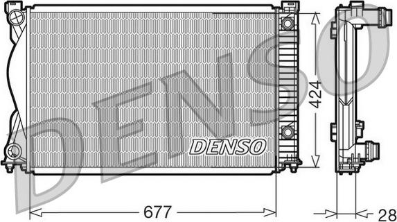 Denso DRM02037 - Radiatore, Raffreddamento motore www.autoricambit.com