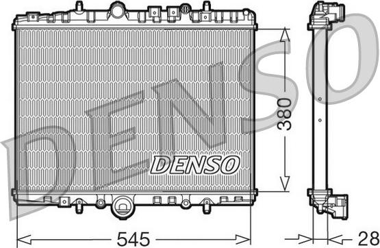 Denso DRM07056 - Radiatore, Raffreddamento motore www.autoricambit.com