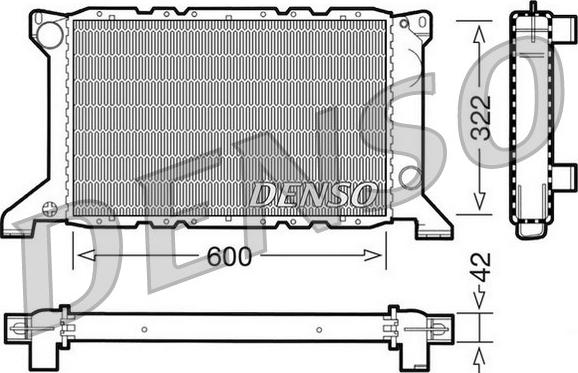 Denso DRM10098 - Radiatore, Raffreddamento motore www.autoricambit.com