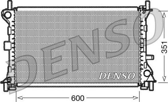 Denso DRM10052 - Radiatore, Raffreddamento motore www.autoricambit.com