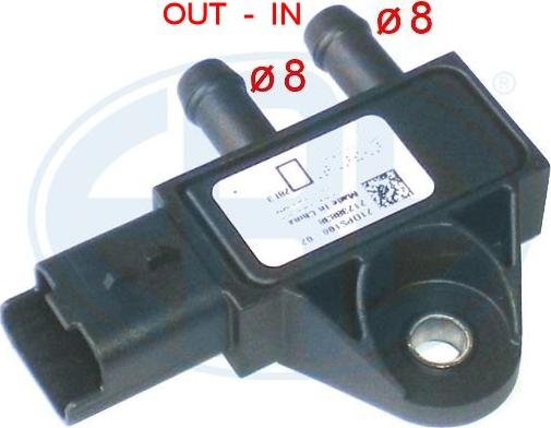 ERA 550774 - Sensore, Pressione gas scarico www.autoricambit.com