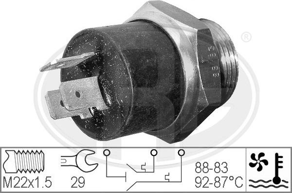 ERA 330203 - Termostato, ventola del radiatore / climatizzatore www.autoricambit.com