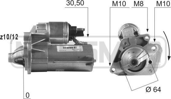 ERA 220396 - Motorino d'avviamento www.autoricambit.com