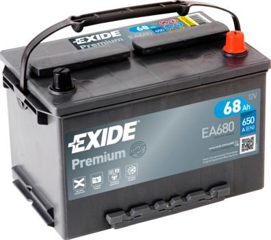 Exide _EA680 - Batteria avviamento www.autoricambit.com