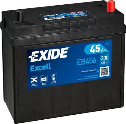 Exide EB456 - Batteria avviamento www.autoricambit.com