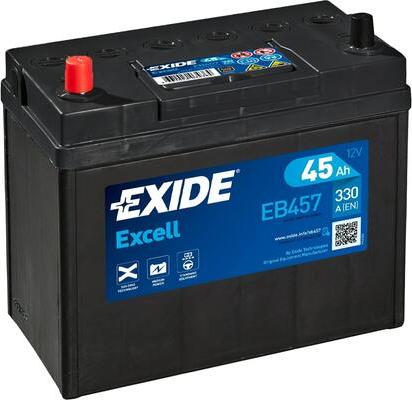 Exide EB457 - Batteria avviamento www.autoricambit.com