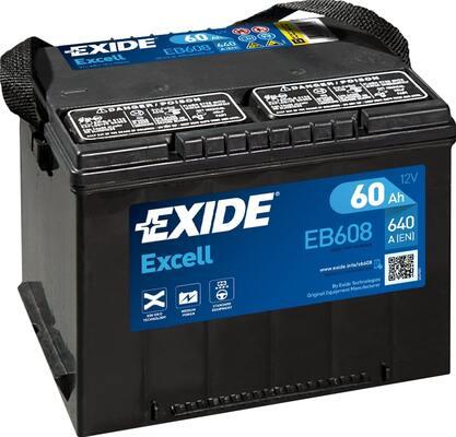 Exide EB608 - Batteria avviamento www.autoricambit.com
