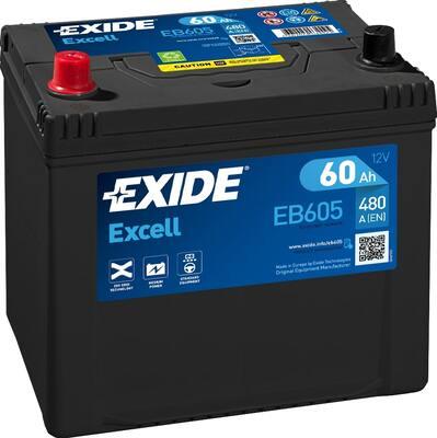 Exide EB605 - Batteria avviamento www.autoricambit.com
