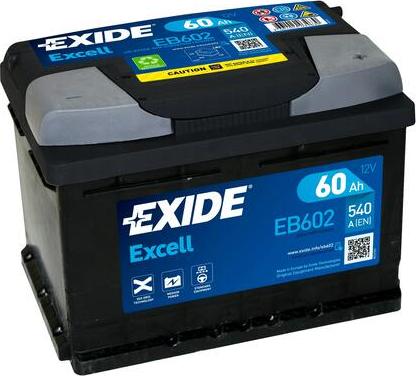 Exide EB602 - Batteria avviamento www.autoricambit.com