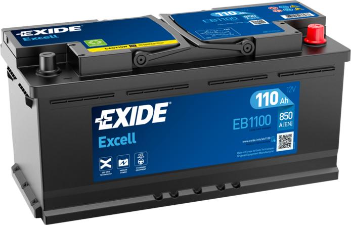 Exide EB1100 - Batteria avviamento www.autoricambit.com