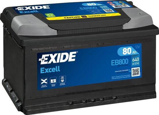 Exide EB800 - Batteria avviamento www.autoricambit.com