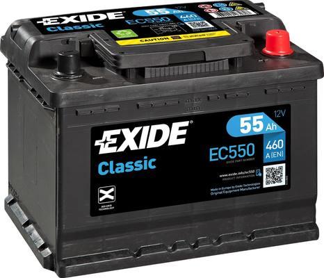 Exide EC550 - Batteria avviamento www.autoricambit.com