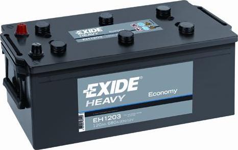 Exide EH1203 - Batteria avviamento www.autoricambit.com