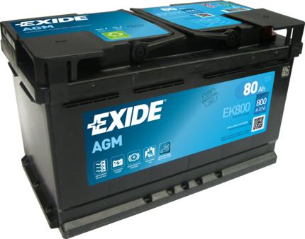 Exide EK800 - Batteria avviamento www.autoricambit.com