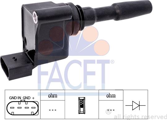 FACET 9.6535 - Bobina d'accensione www.autoricambit.com