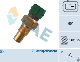 FAE 35610 - Sensore, Temperatura refrigerante www.autoricambit.com