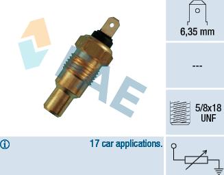 FAE 31250 - Sensore, Temperatura refrigerante www.autoricambit.com