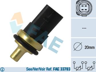 FAE 33781 - Sensore, Temperatura refrigerante www.autoricambit.com