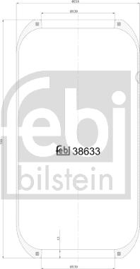 Febi Bilstein 38633 - Soffietto, Sospensione pneumatica www.autoricambit.com