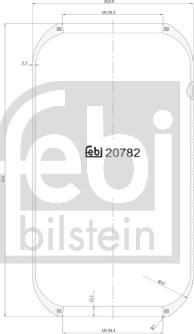 Febi Bilstein 20782 - Soffietto, Sospensione pneumatica www.autoricambit.com