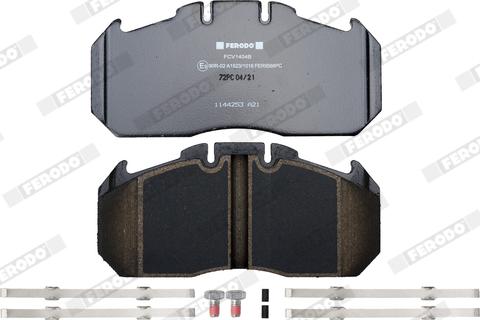 Pastiglie Freno Ferodo FDB1639 - Kit 4 Pezzi Per Dischi Freno