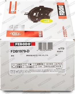 Ferodo FDB1979-D - Kit pastiglie freno, Freno a disco www.autoricambit.com