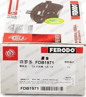 Ferodo FDB1971 - Kit pastiglie freno, Freno a disco www.autoricambit.com