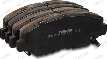 Ferodo FDB1658-D - Kit pastiglie freno, Freno a disco www.autoricambit.com