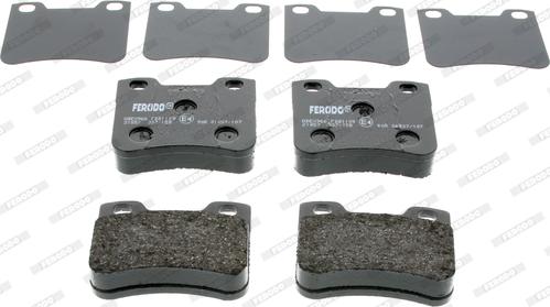 Ferodo FDB1109 - Kit pastiglie freno, Freno a disco www.autoricambit.com