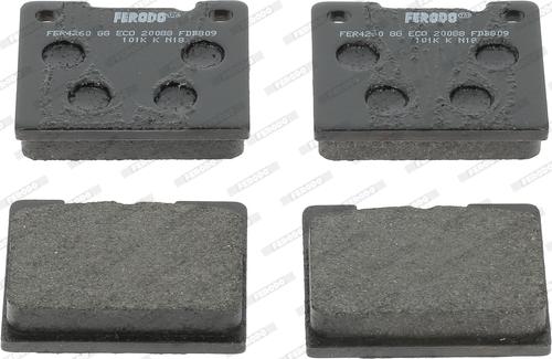 Ferodo FDB809M - Kit pastiglie freno, Freno a disco www.autoricambit.com