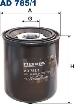 Filtron AD785/1 - Cartuccia essiccatore aria, Imp. aria compressa www.autoricambit.com