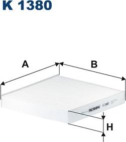 Filtron K1380 - Filtro, Aria abitacolo www.autoricambit.com