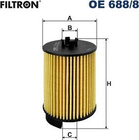 Filtron OE 688/8 - Filtro olio www.autoricambit.com