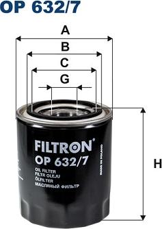 Filtron OP632/7 - Filtro olio www.autoricambit.com