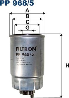 Filtron PP968/5 - Filtro carburante www.autoricambit.com