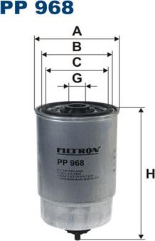 Filtron PP968 - Filtro carburante www.autoricambit.com