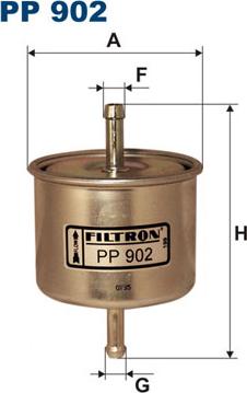 Filtron PP902 - Filtro carburante www.autoricambit.com