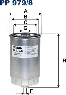 Filtron PP 979/8 - Filtro carburante www.autoricambit.com