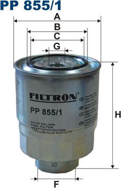 Filtron PP855/1 - Filtro carburante www.autoricambit.com